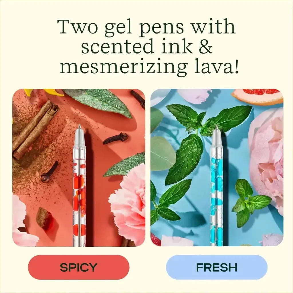 Blue/Red 2pk Scented Lava Pen Set - Image 2