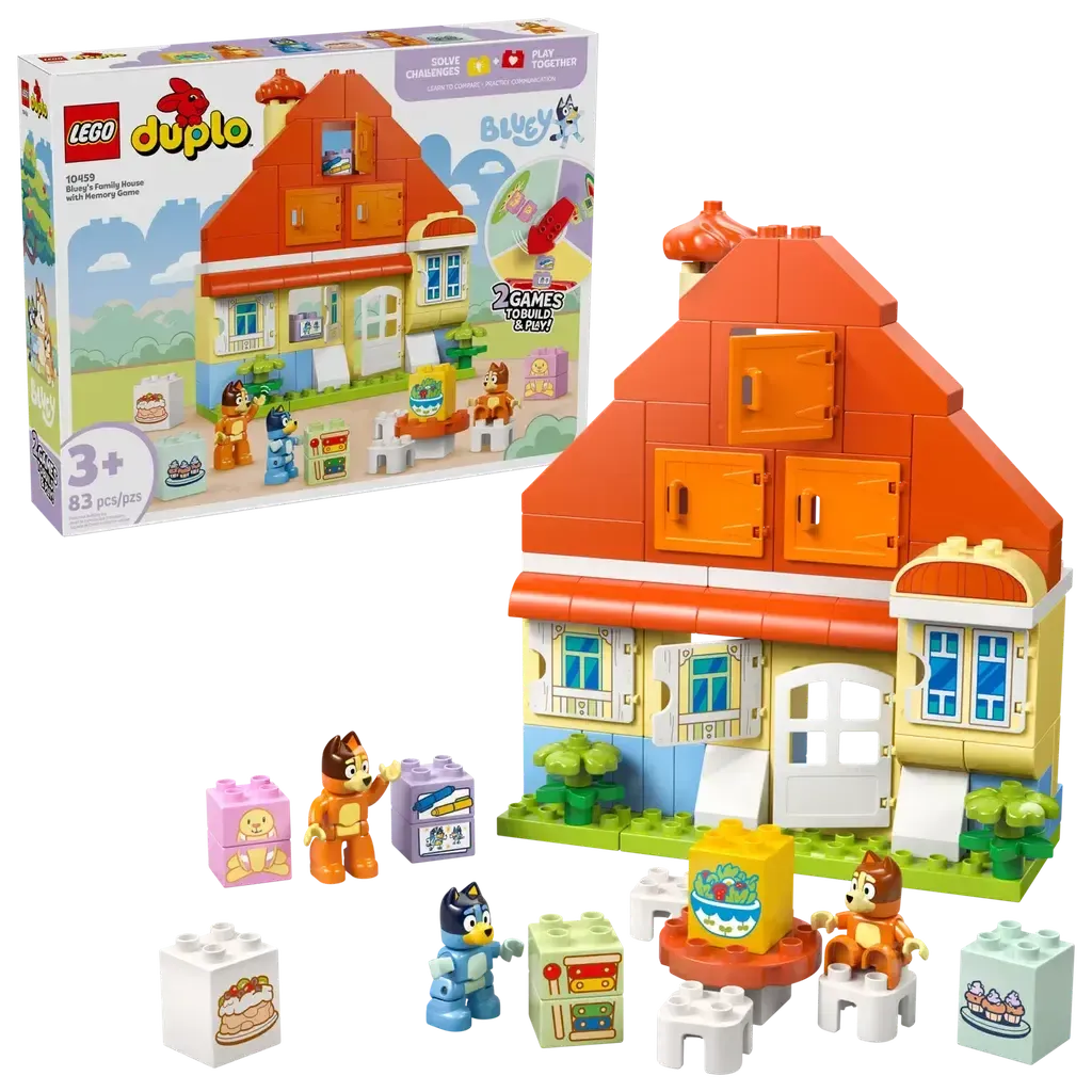 Bluey's Family House with Memory Game - Image 2