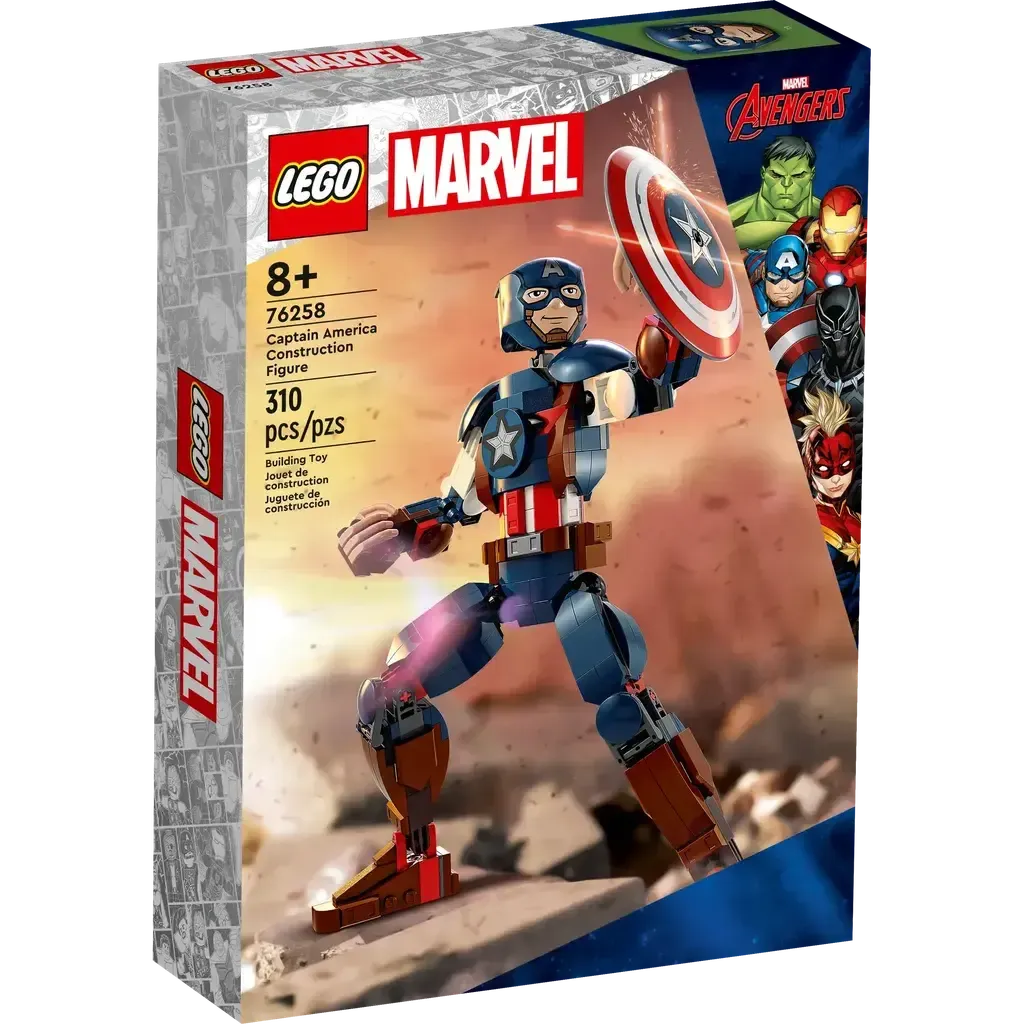 Captain America Construction Figure - Image 2