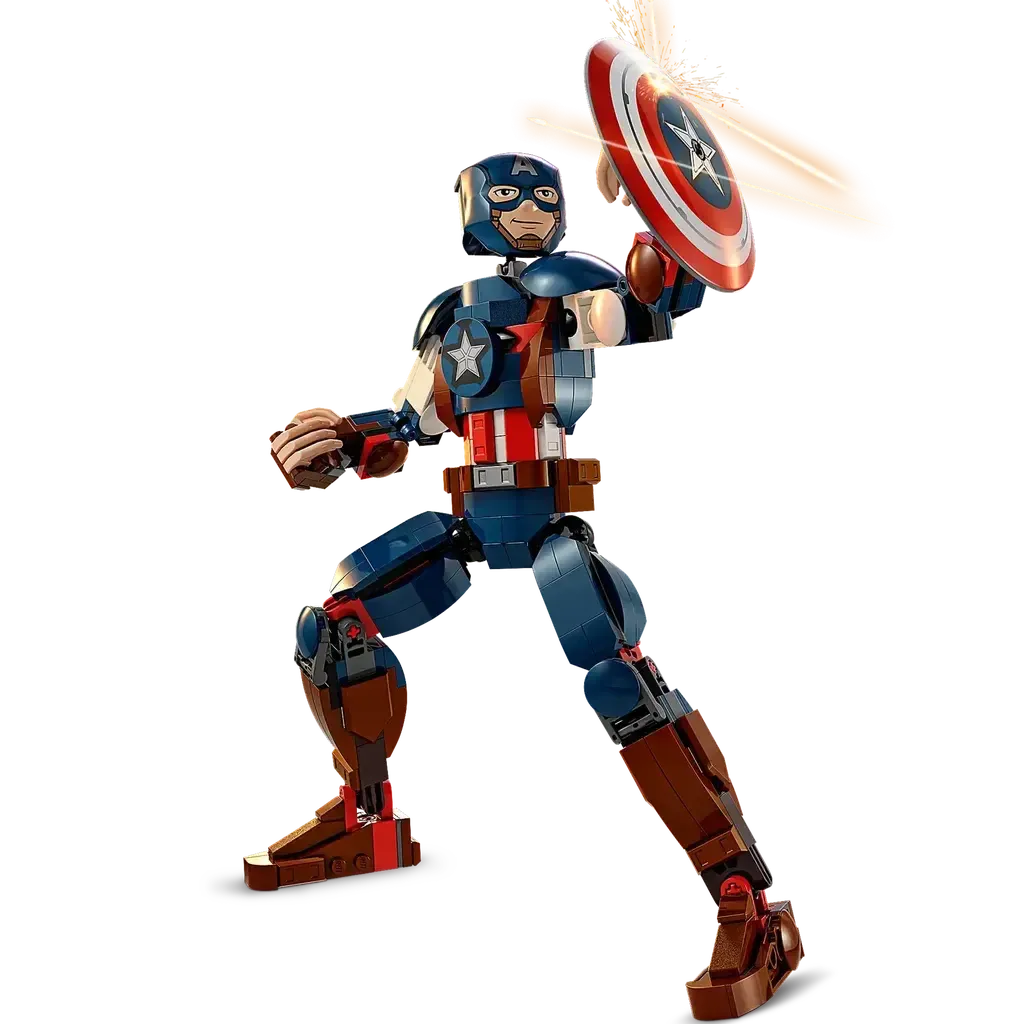 Captain America Construction Figure - Image 3