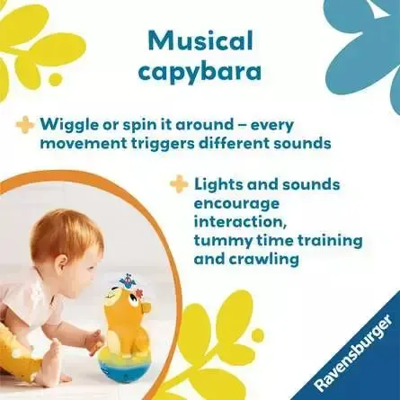 Capybara Push & Listen Roly Poly - Image 7
