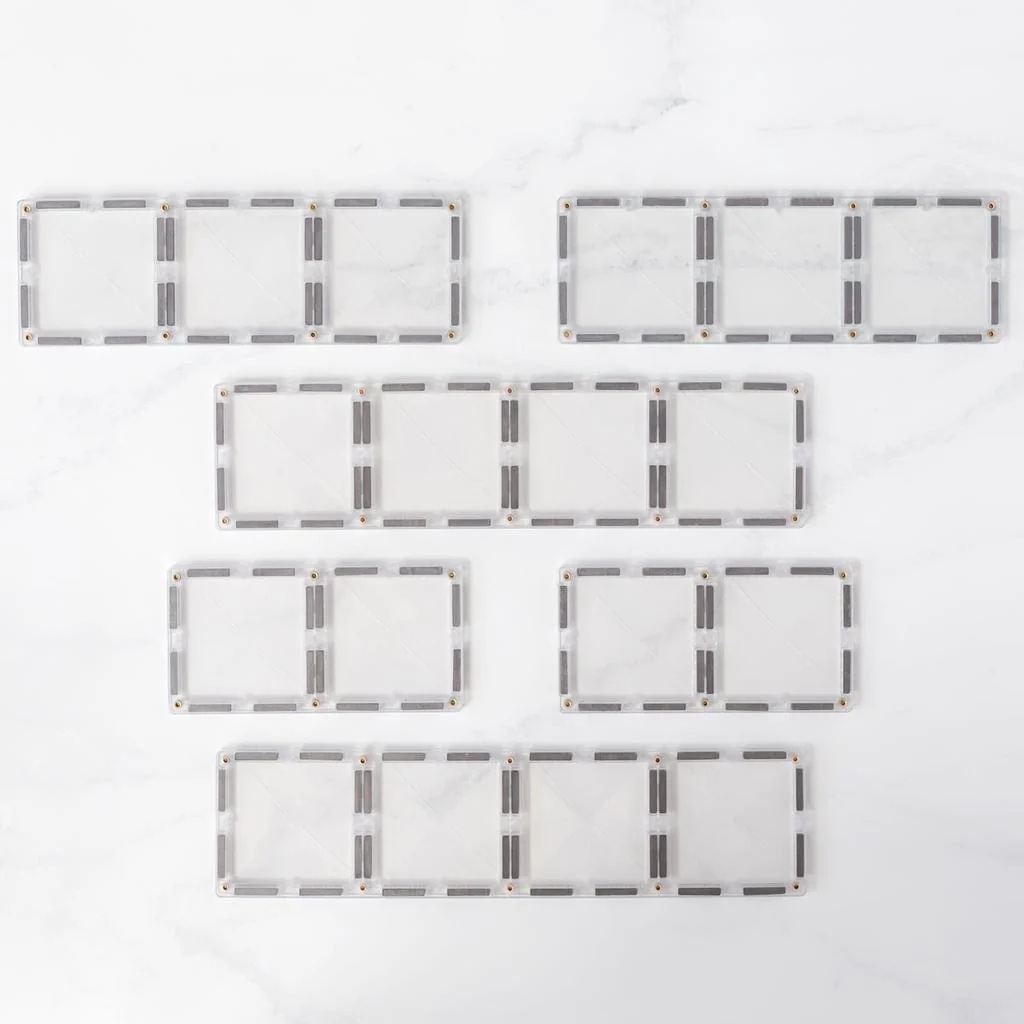 Clear Rectangle Pack 12 pc - Image 2