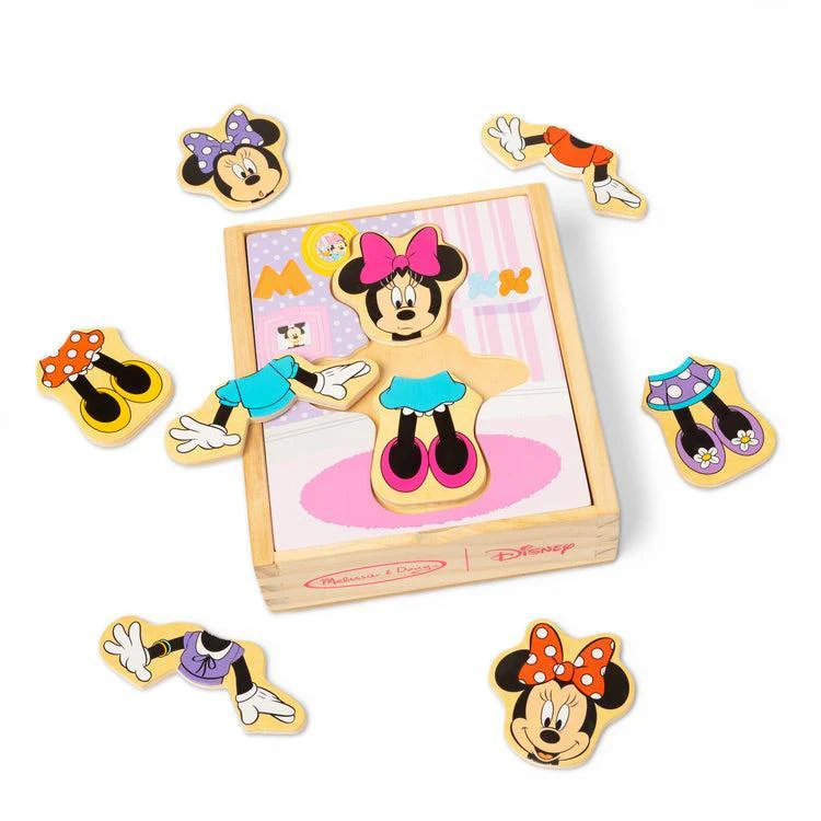 Disney Minnie Wooden Mix & Match Dressup