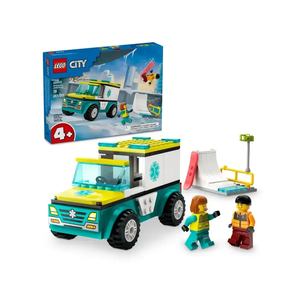 Emergency Ambulance and Snowboarder - Image 2