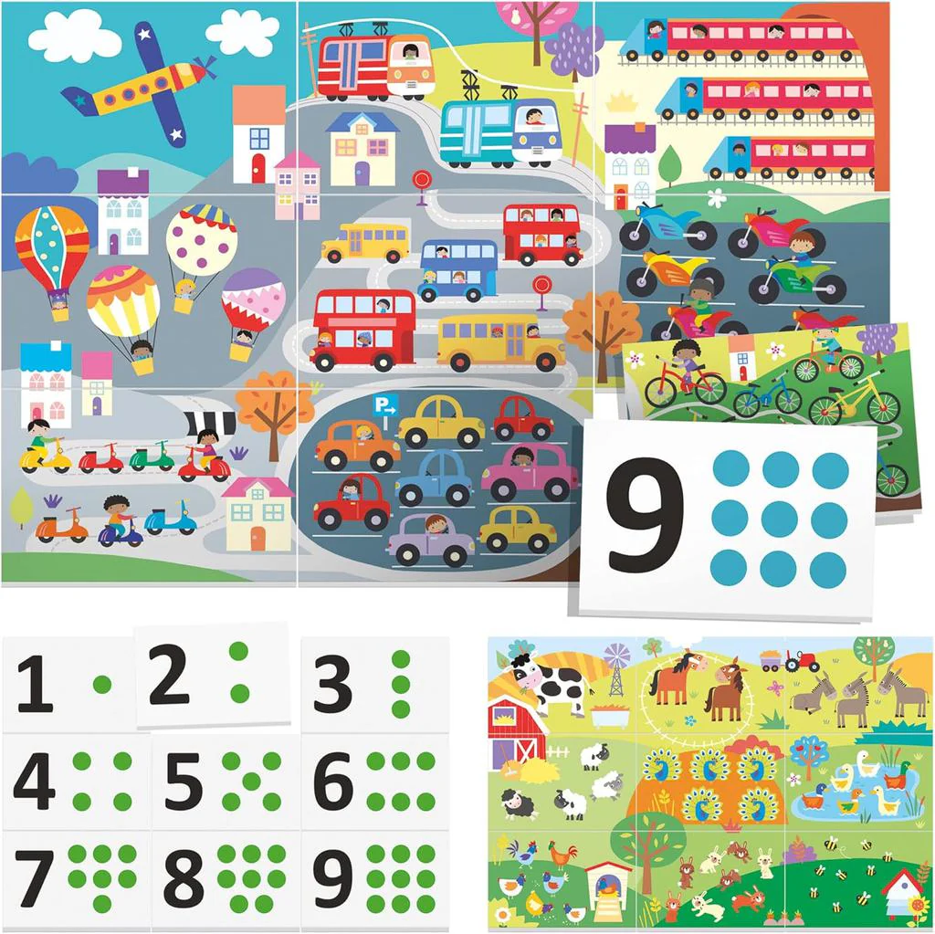 Flashcards 123 Touch Montessori - Image 2
