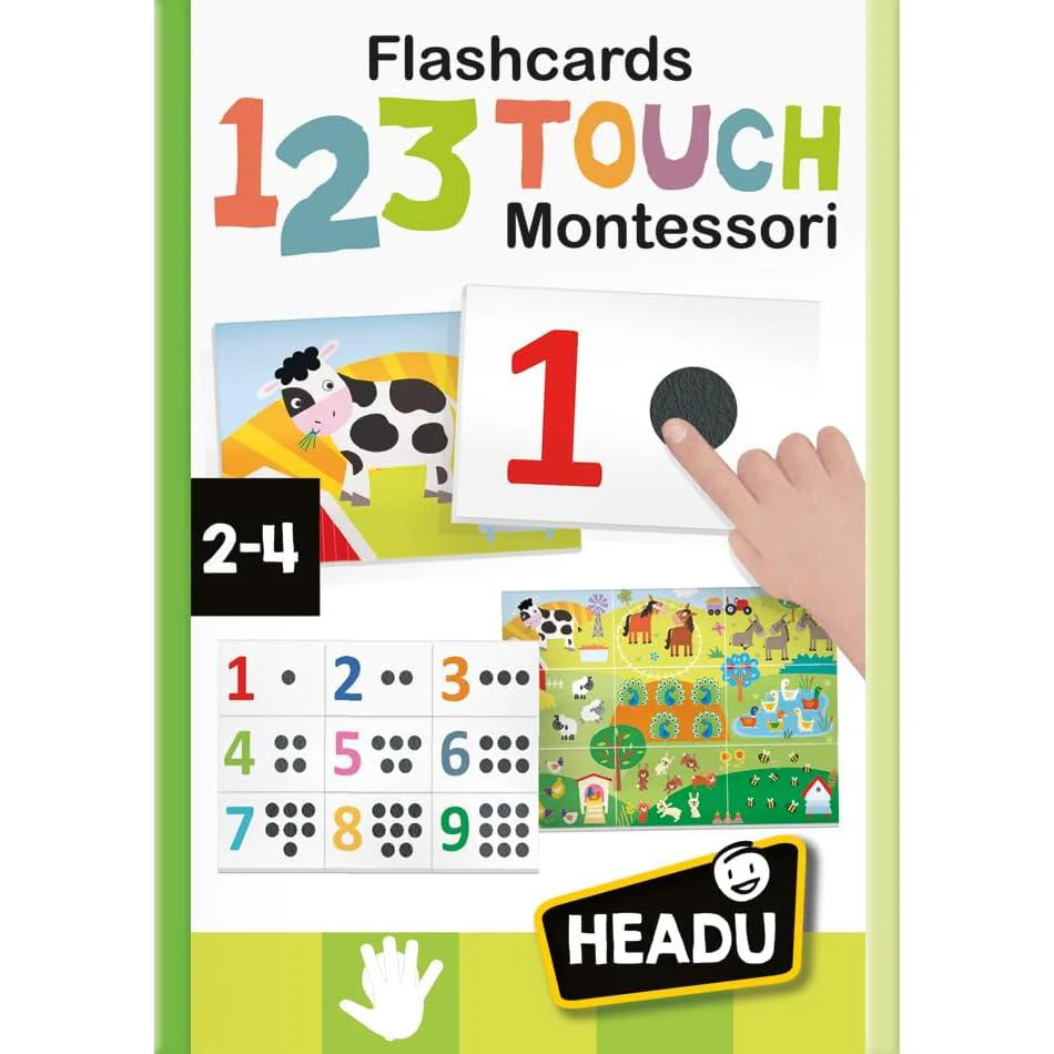 Flashcards 123 Touch Montessori - Image 4