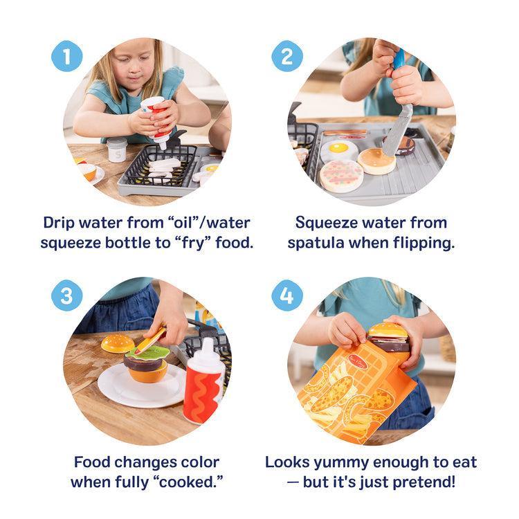 Flip & Serve & Fry Grill Play Set - Image 5