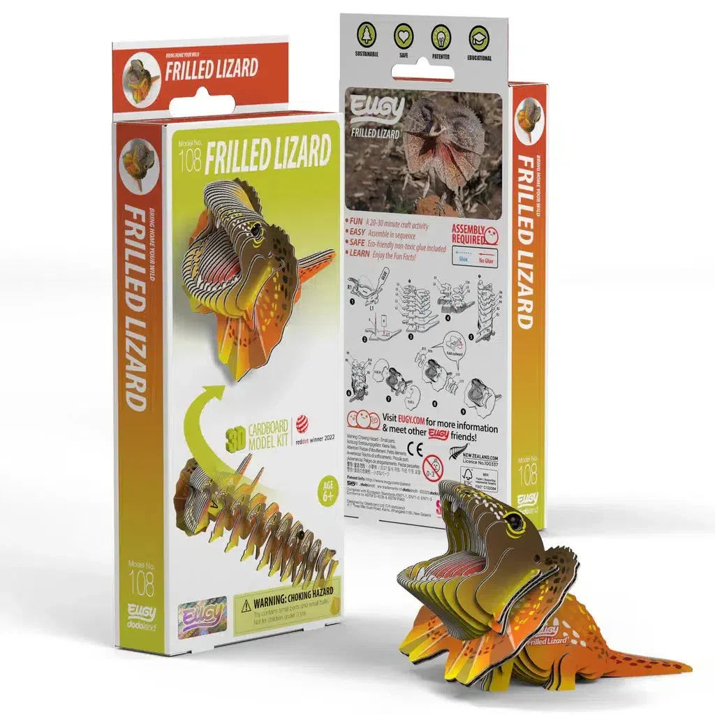 Frilled Lizard 3D Puzzle - Image 2