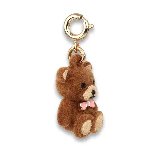 Gold Fuzzy Bear Charm - Image 2