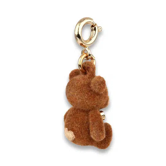 Gold Fuzzy Bear Charm - Image 3