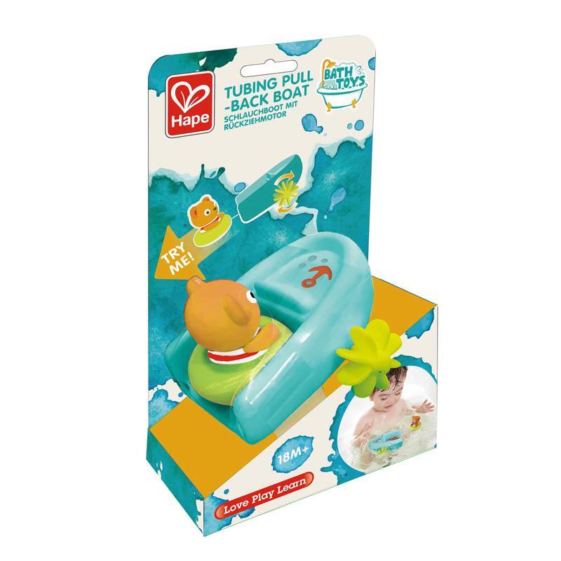 Hape Toys Tubing Pull-back Boat Bath boat Multicolour