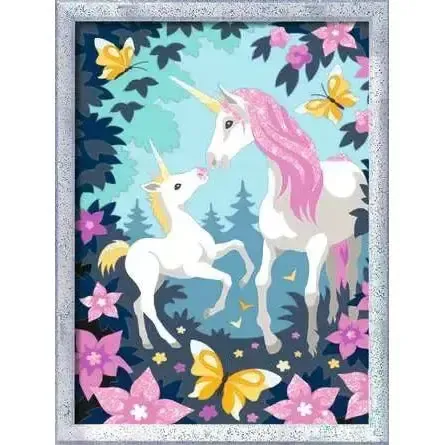 Hello Little Unicorn w/ Glitter CreArt - Image 2