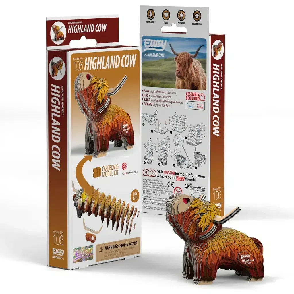 Highland Cow 3D Puzzle - Image 2
