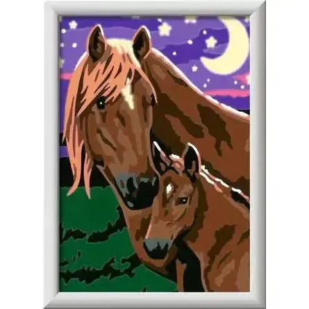 Horses at Midnight Glow CreArt - Image 2