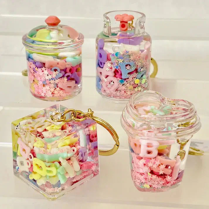 Letter Floaty Keycharm