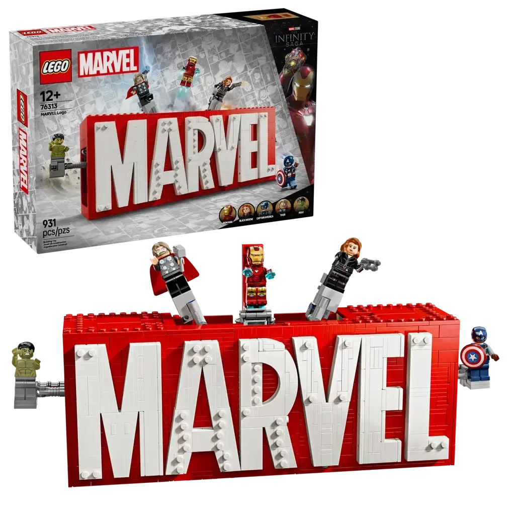 MARVEL Logo & Minifigures - Image 2