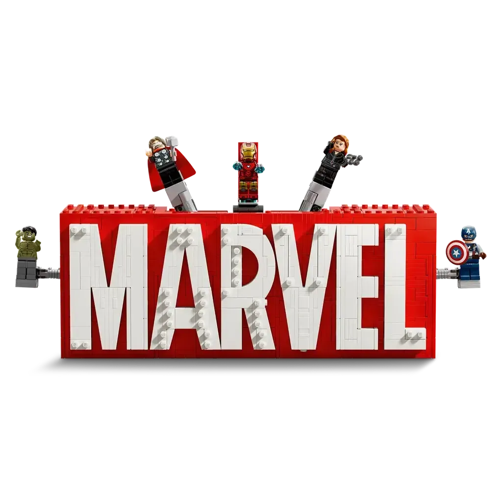 MARVEL Logo & Minifigures - Image 3