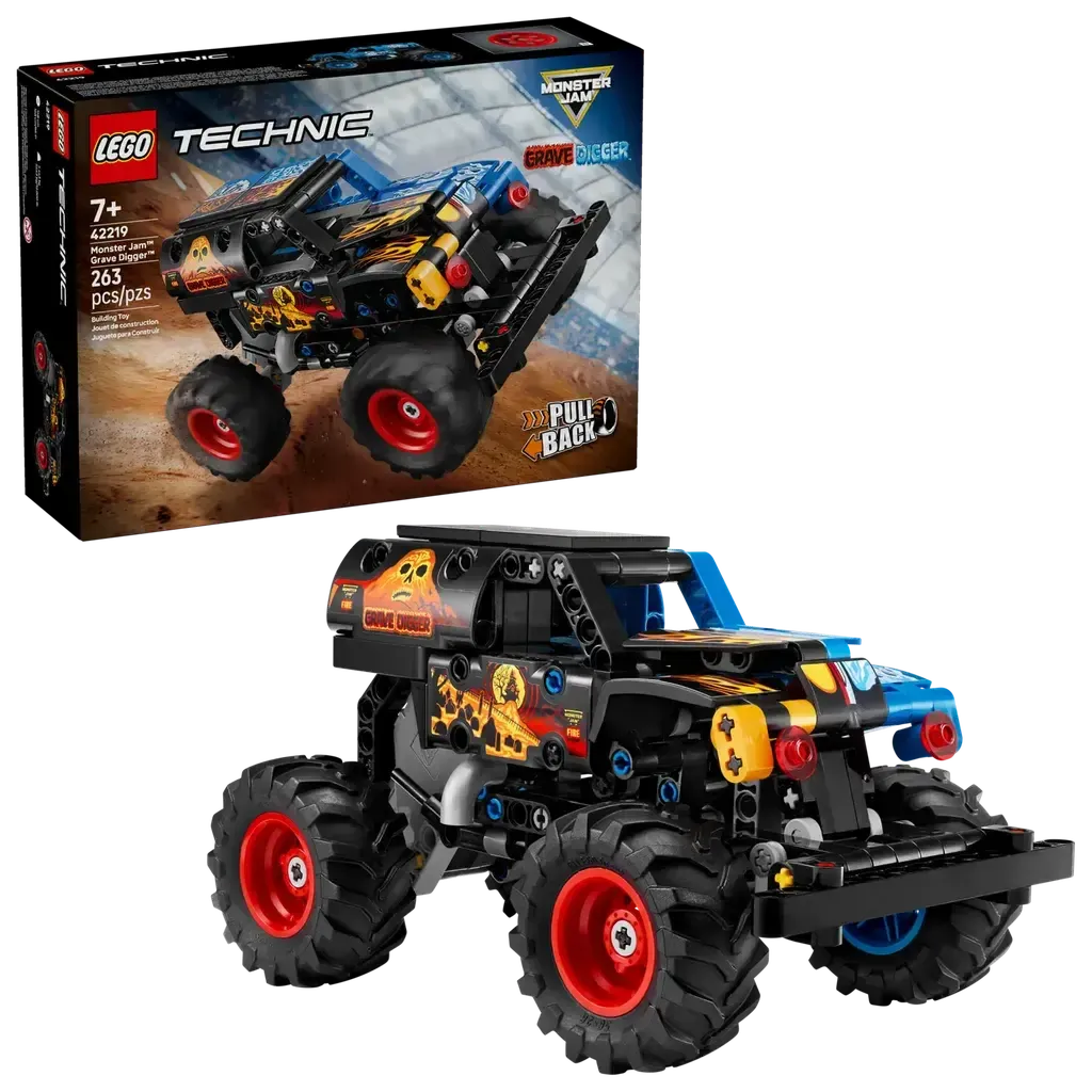 Monster Jam Grave Digger Fire and Ice - Image 2