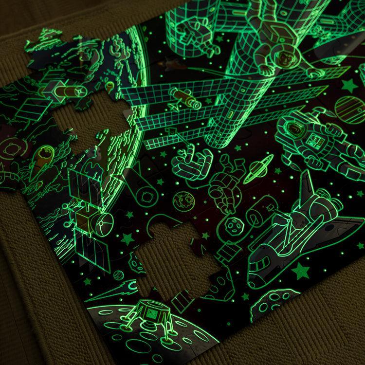 Outer Space Glow in the Dark Floor Puzzle - Image 3