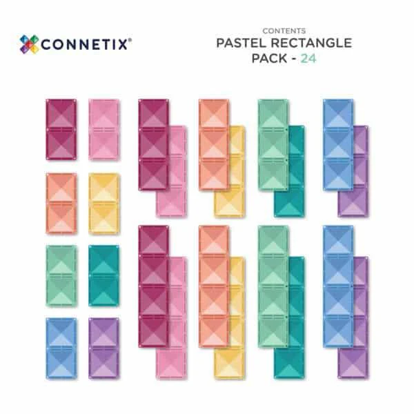 Pastel Rectangle Pack 24 pc - Image 3