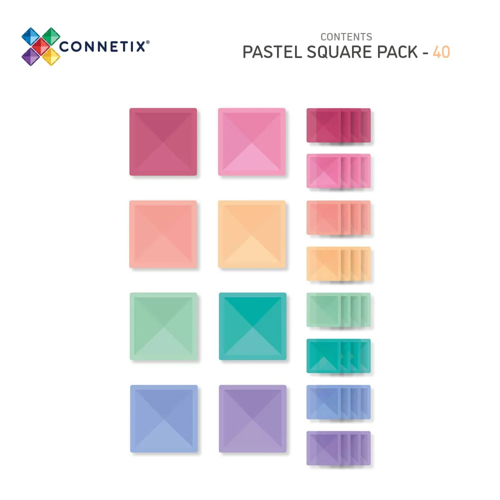 Pastel Square Pack 40 pc - Image 3
