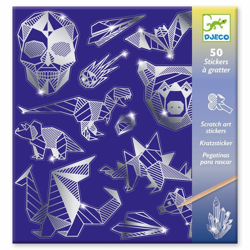 PG Scratch Cards Stickers Iron