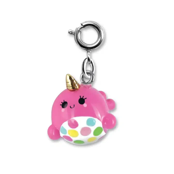 Pink Narwhal Charm - Image 2