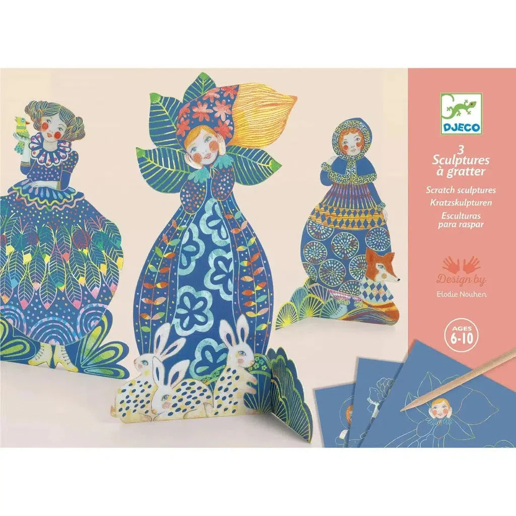 Pretty Dresses 3D Scratch Cards