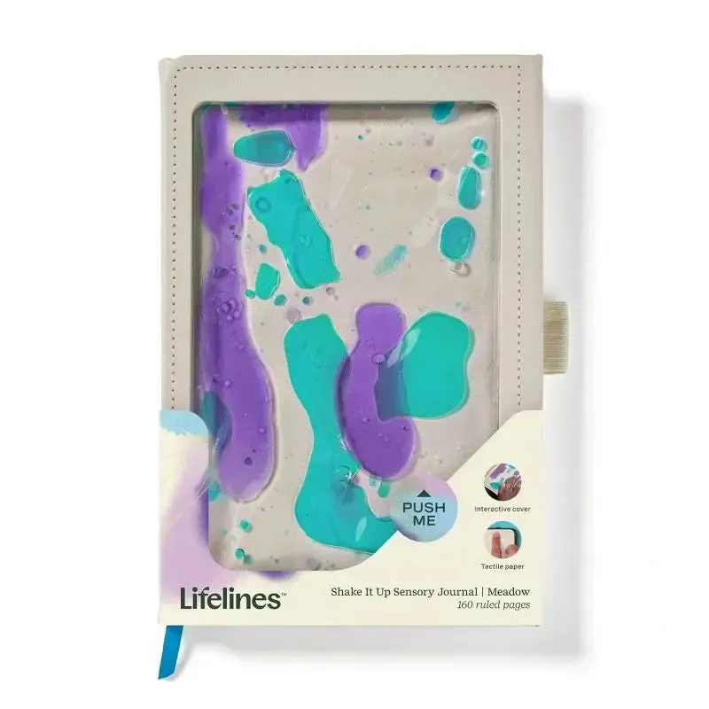 Purple Blue Meadow Shake It Up Sensory Journal - Image 2