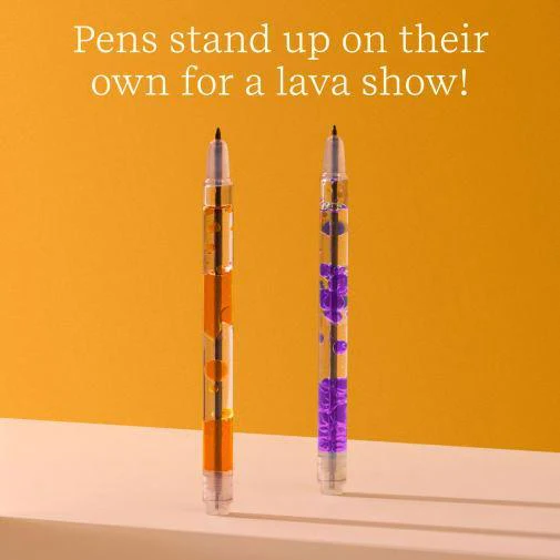 Purple/Orange 2pk Scented Lava Pen Set - Image 3