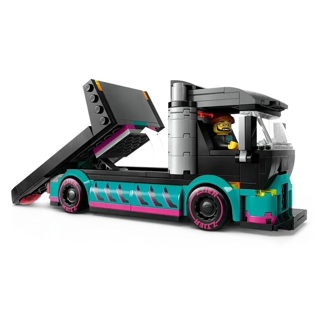 Race Car and Car Carrier Truck - Image 6