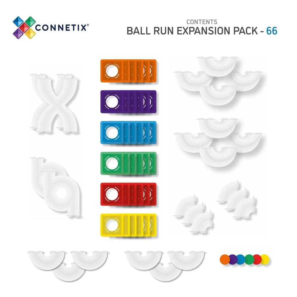 Rainbow Ball Run Expansion Pack 66 pc - Image 5