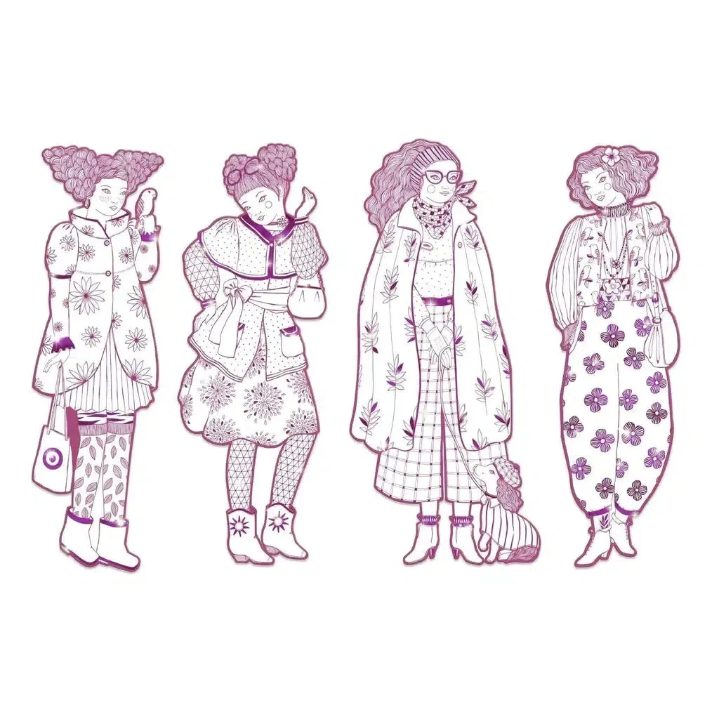 Rosemary & Friends Fashion Coloring - Image 2