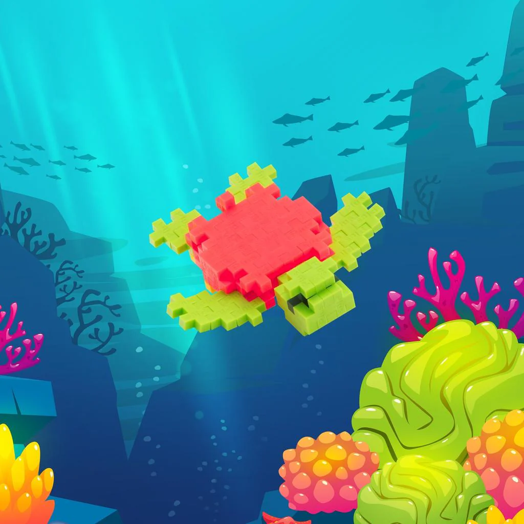 Tangerine Turtle Tube - Image 2