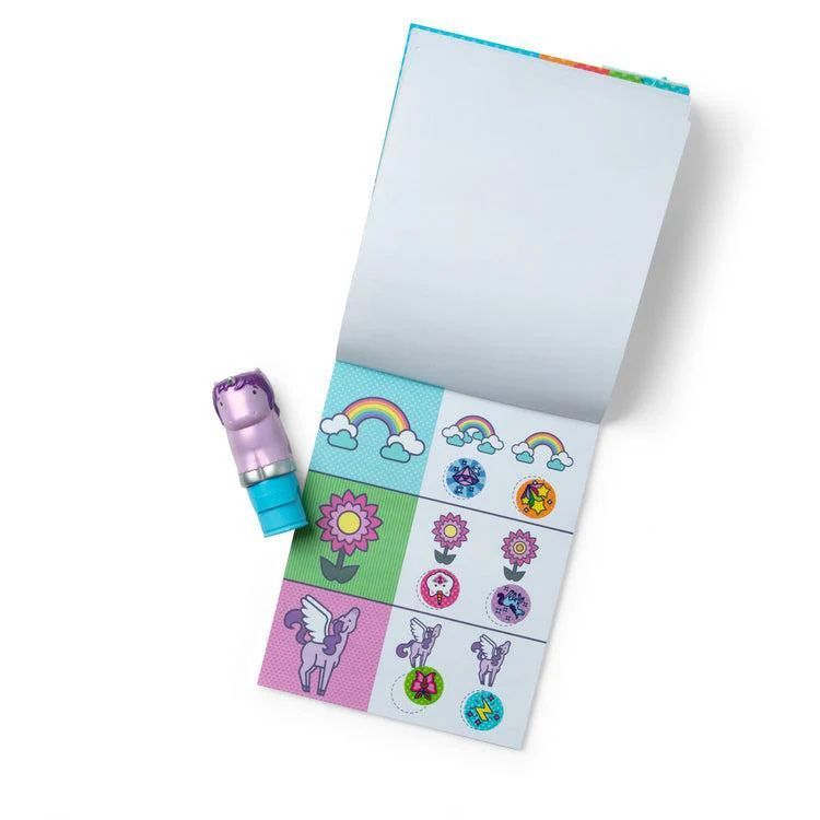 Purple Unicorn Sticker Wow - Image 2