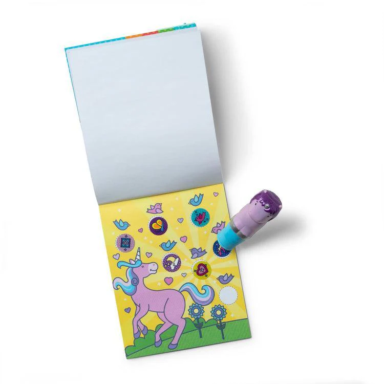 Purple Unicorn Sticker Wow - Image 3