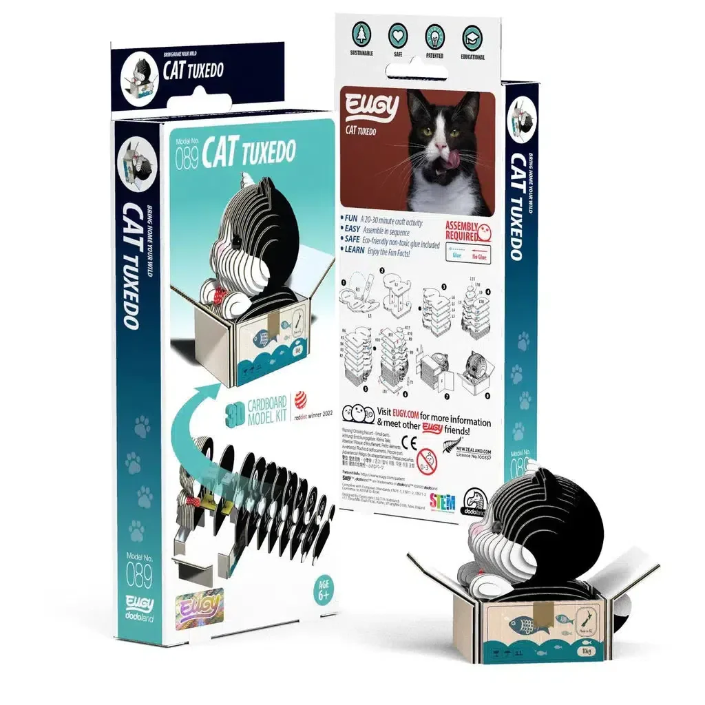 Tuxedo Cat 3D Puzzle - Image 2