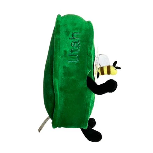 Utah Stuffed Plush - Green Bee - Image 2