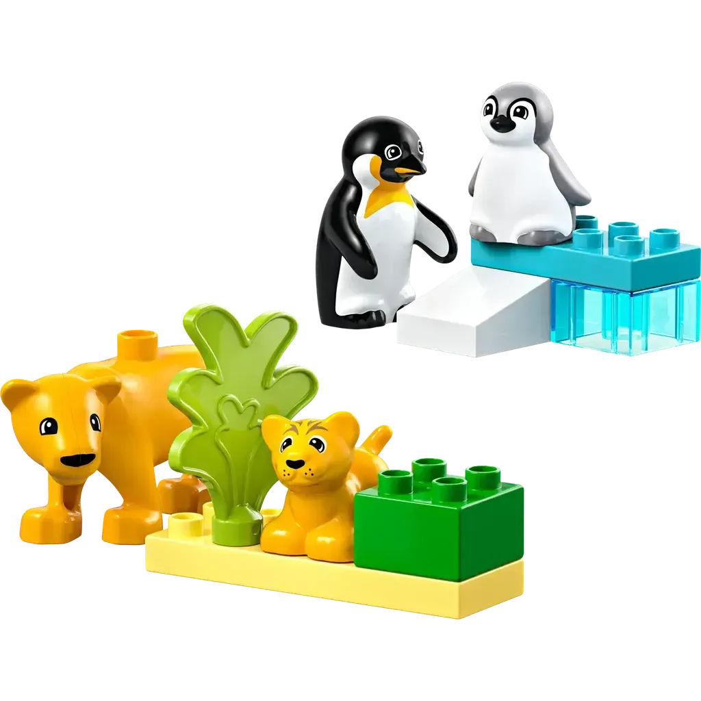 Wild Animal Families: Penguins & Lions