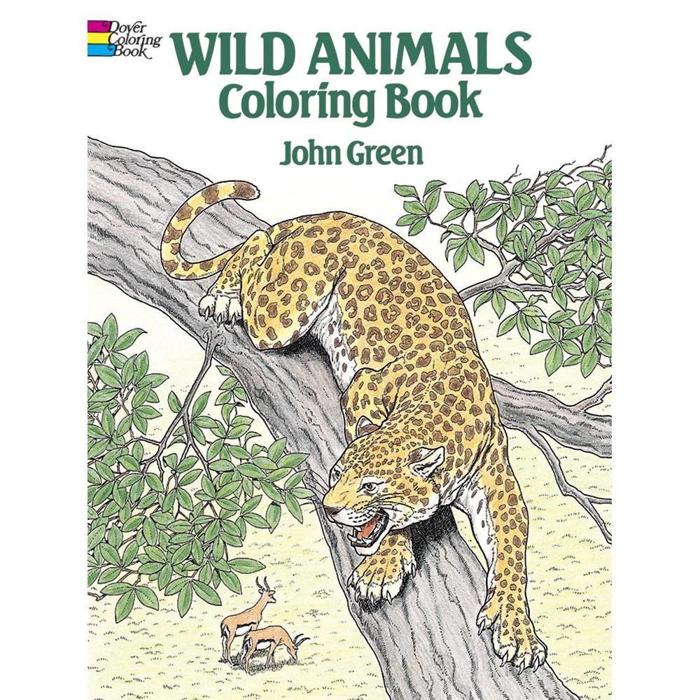 Wild Animals Coloring Book
