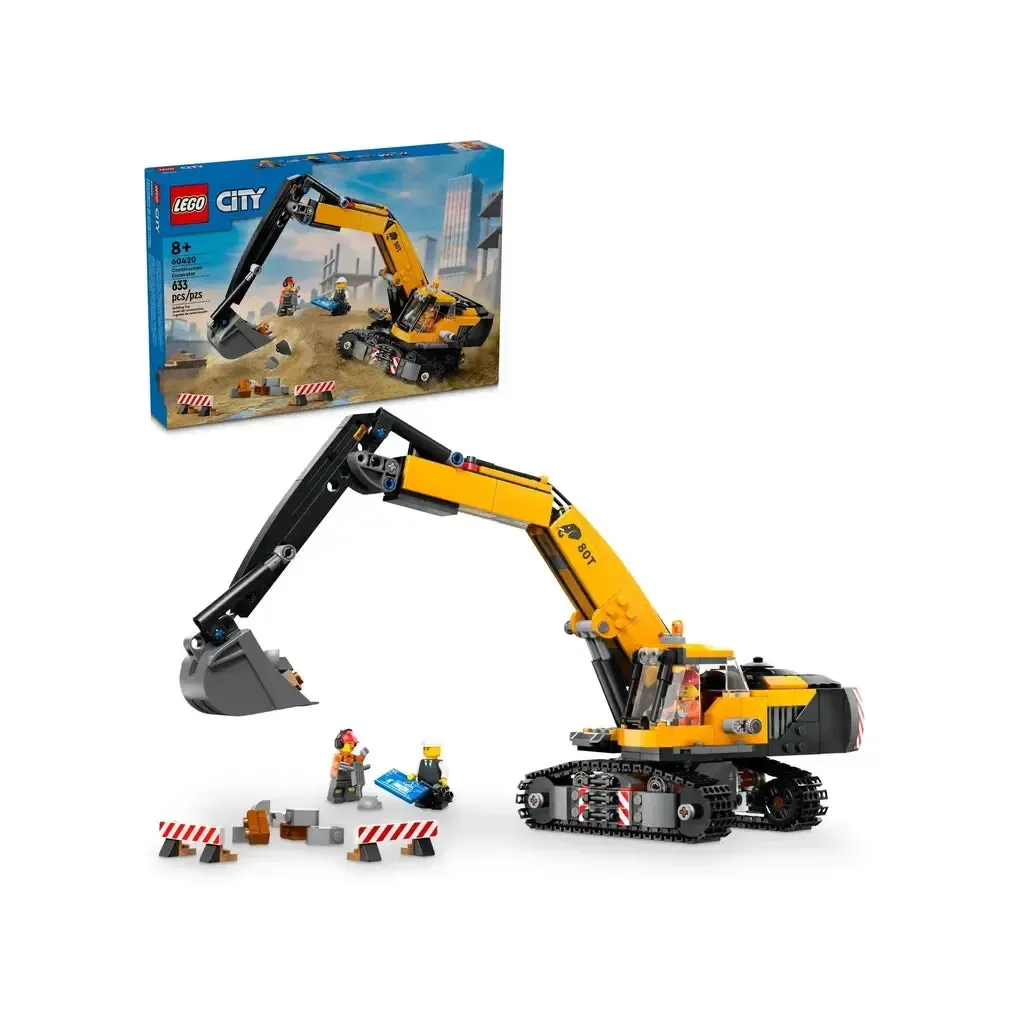 Yellow Construction Excavator - Image 2