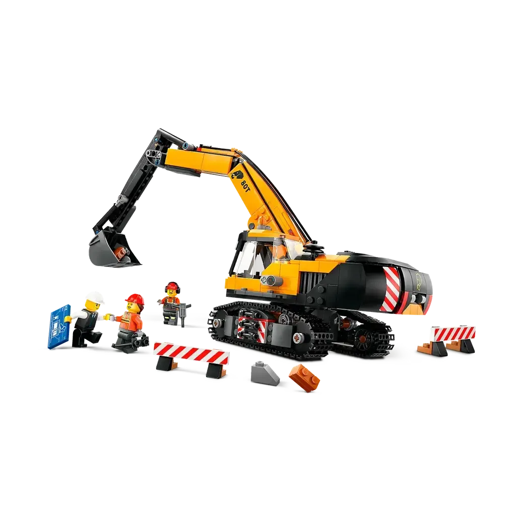 Yellow Construction Excavator - Image 3