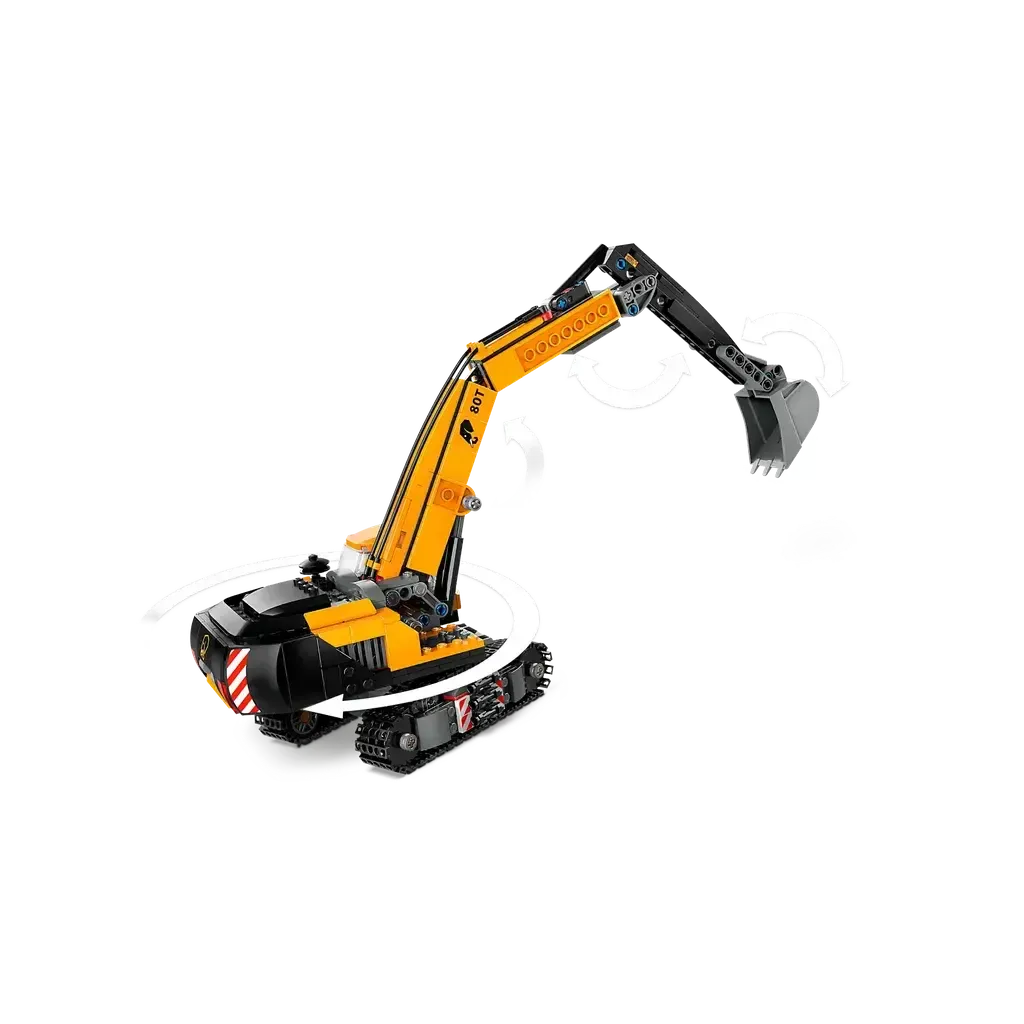 Yellow Construction Excavator - Image 4