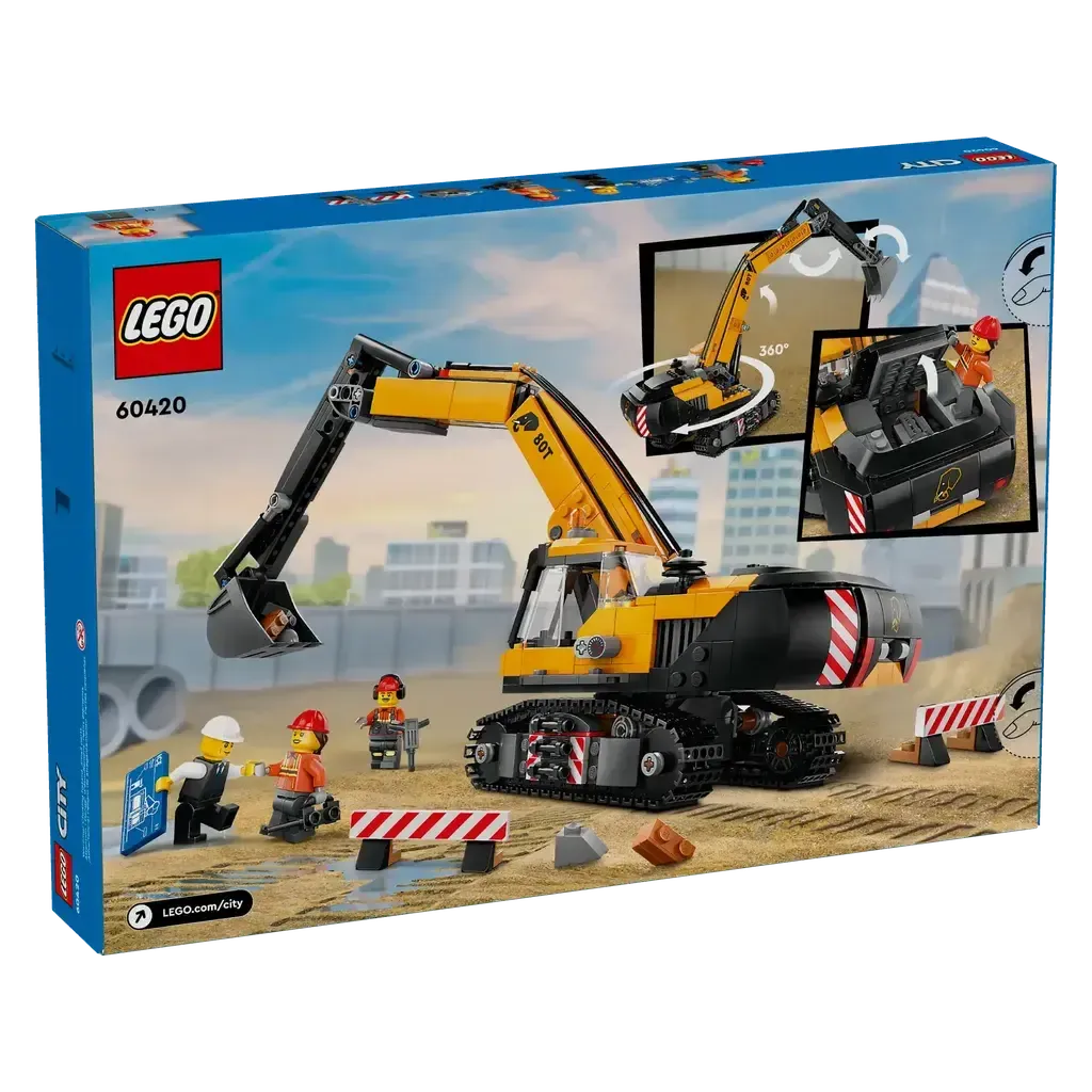 Yellow Construction Excavator - Image 7